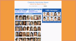 Desktop Screenshot of celebrityhairstylesnews.com